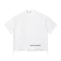 Snow Wash Raw-Hem Boxy T-shirt