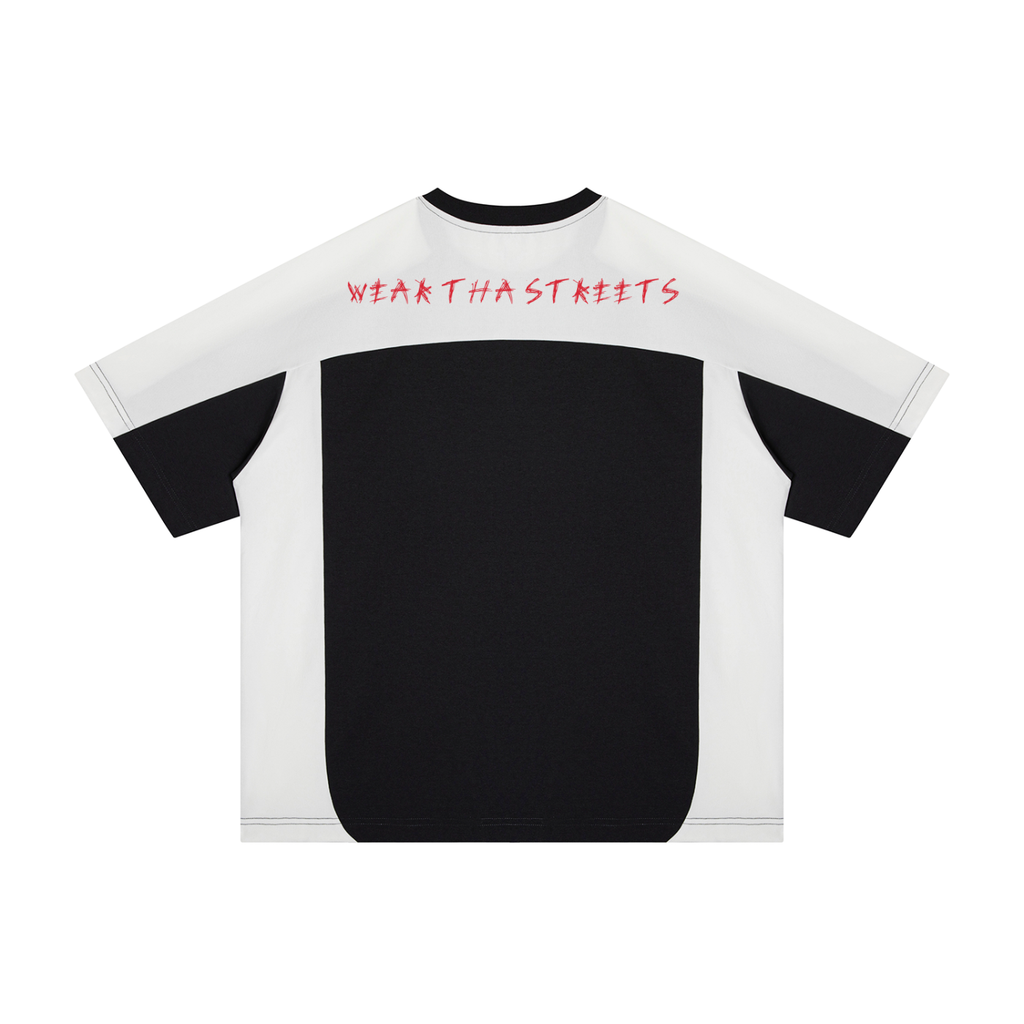 Unisex Color Block Loose T-Shirt