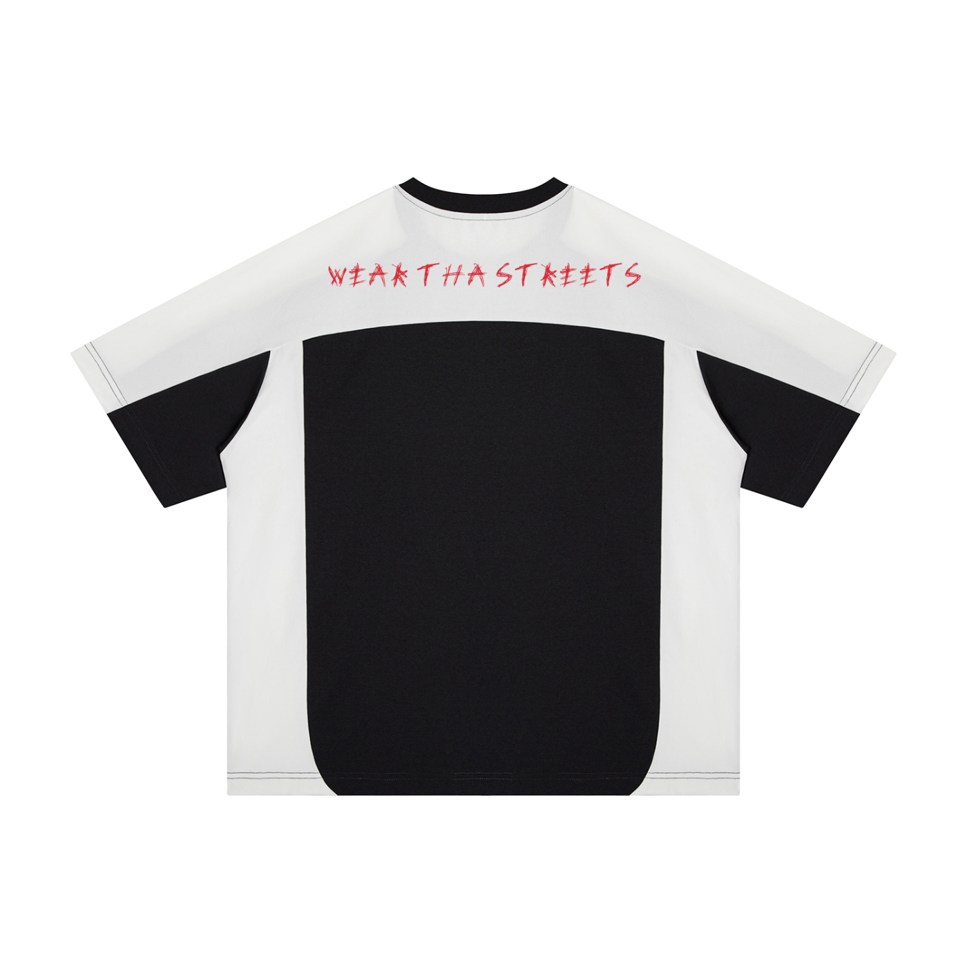 Unisex Color Block Loose T-Shirt