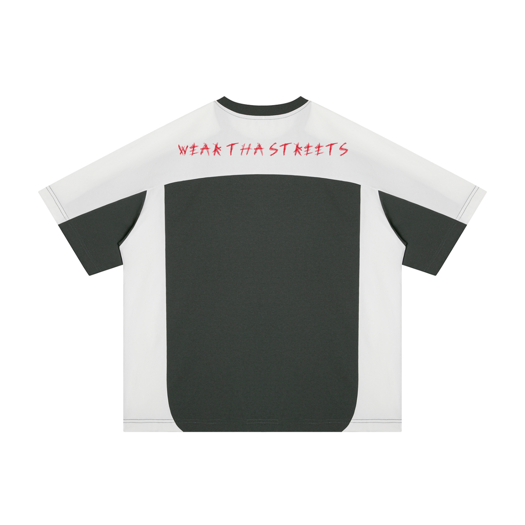 Unisex Color Block Loose T-Shirt