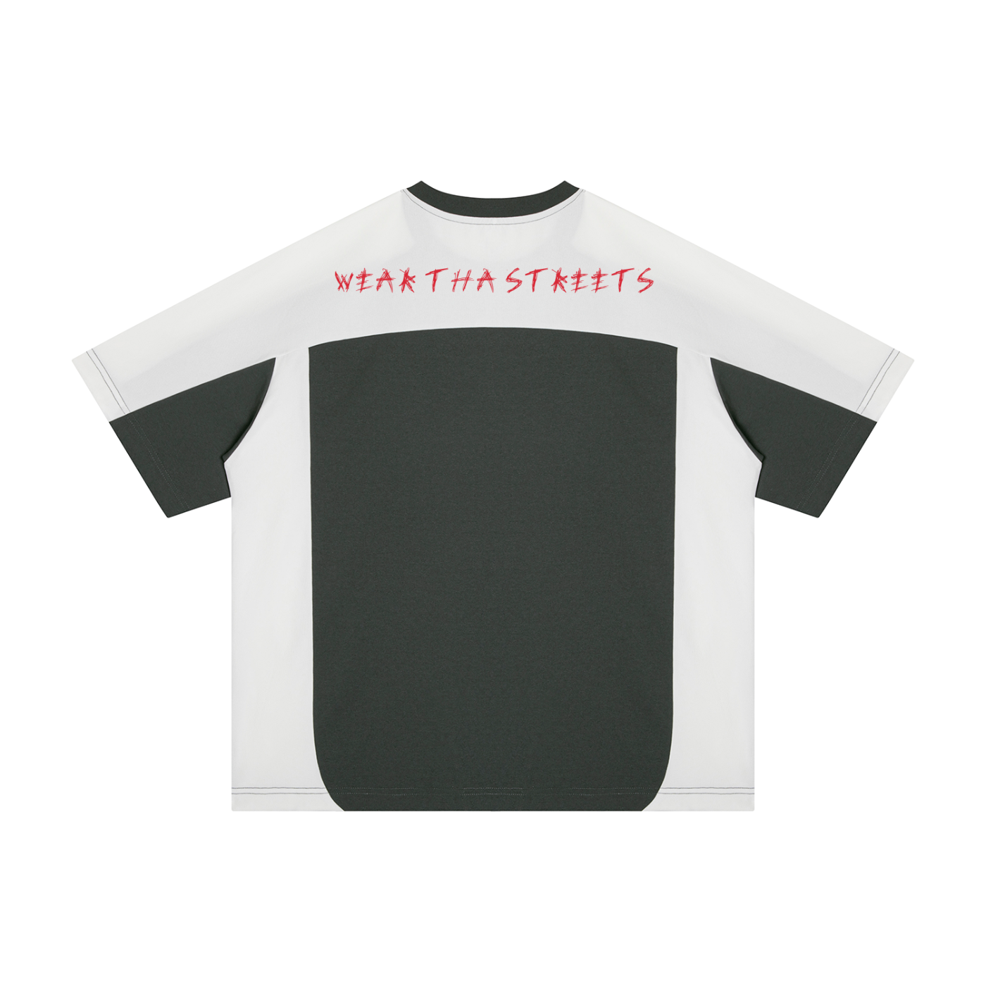Unisex Color Block Loose T-Shirt