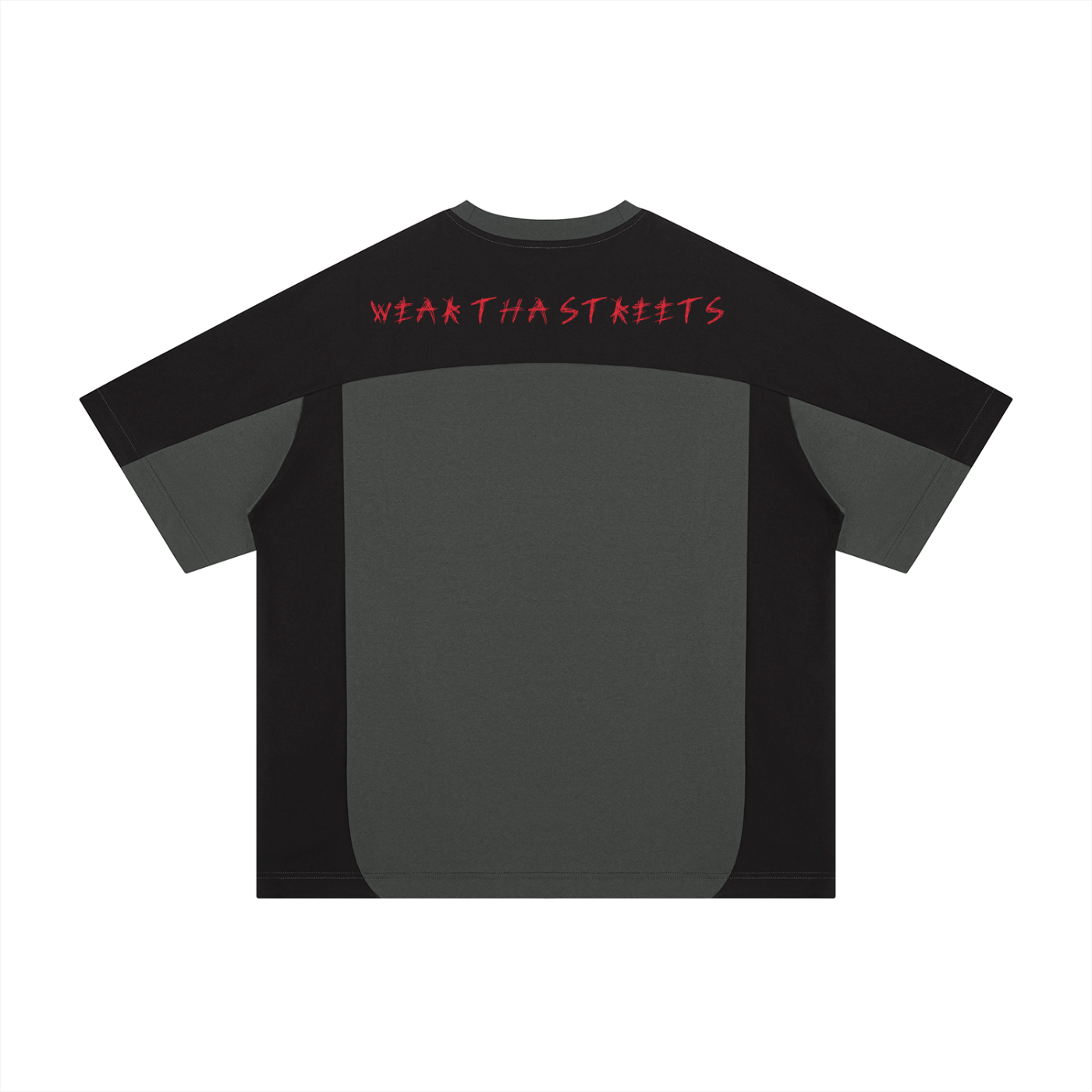 Unisex Color Block Loose T-Shirt
