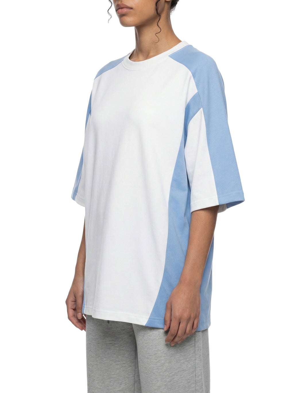 Unisex Color Block Loose T-Shirt