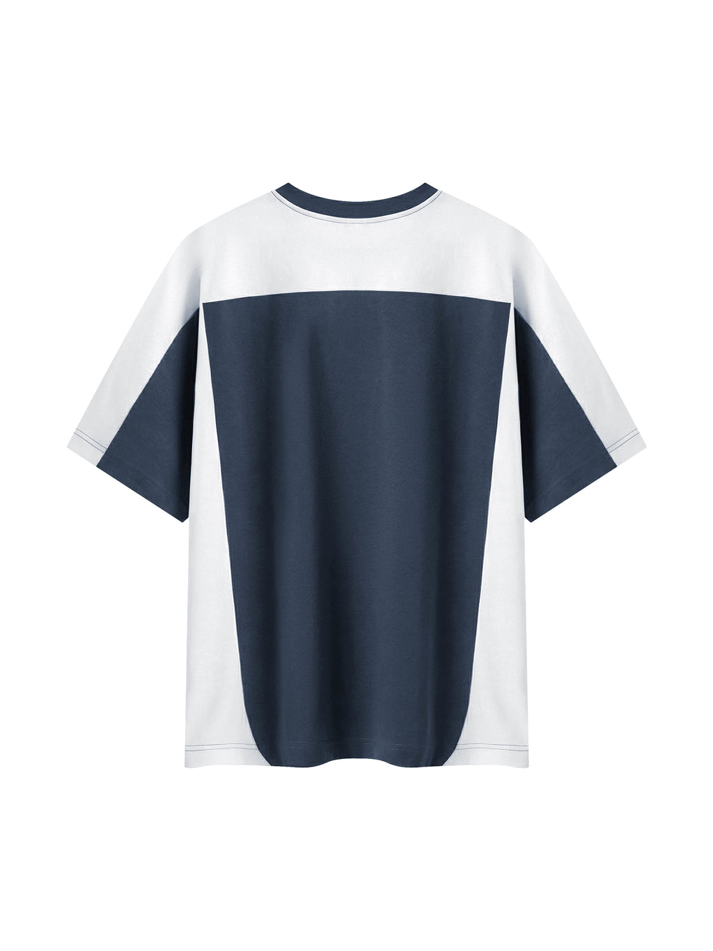 Unisex Color Block Loose T-Shirt